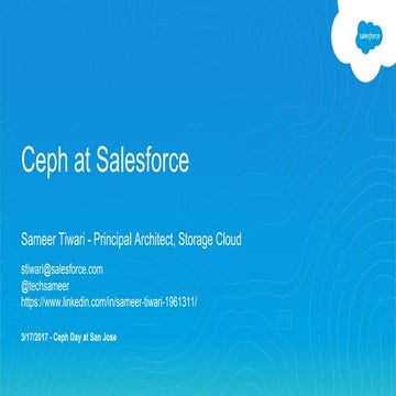Ceph at salesforce   ceph day external presentation