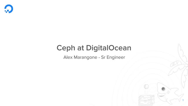 Ceph Tech Talk: Ceph at DigitalOcean