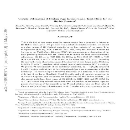 Cepheid calibrations of_modern_type_ia_supernovae_implications_for_the_hubble...
