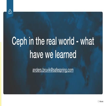 Ceph in the_real_world