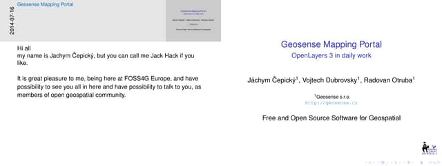 Geosense Geoportal