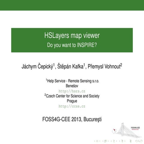 HSLayers and INSPIRE