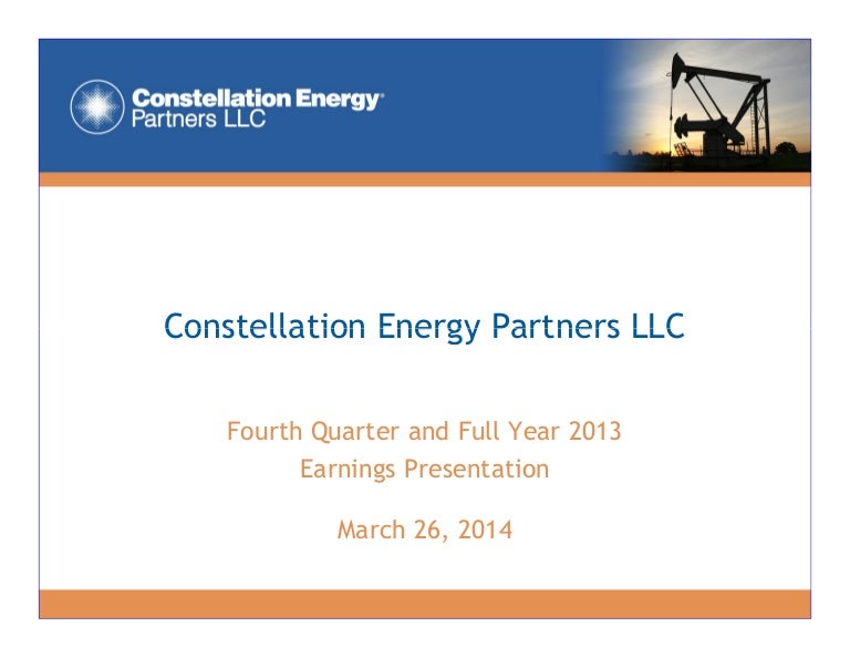 Constellation Energy Partners Q4 2013
