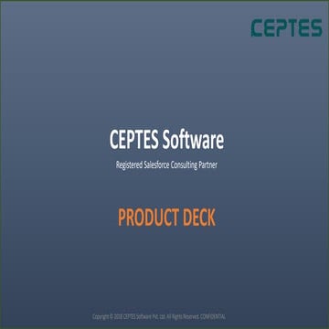 CEPTES Product Deck 