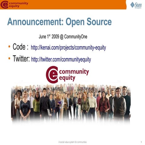 Community Equity Open Source