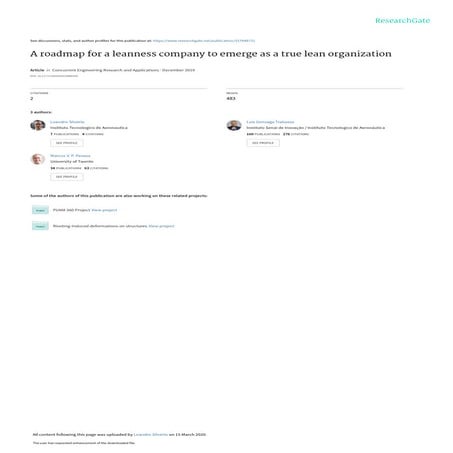 A roadmap for a leanness company to emerge as a true lean organization