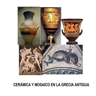 Cerámica y mosaico en la Grecia ant...