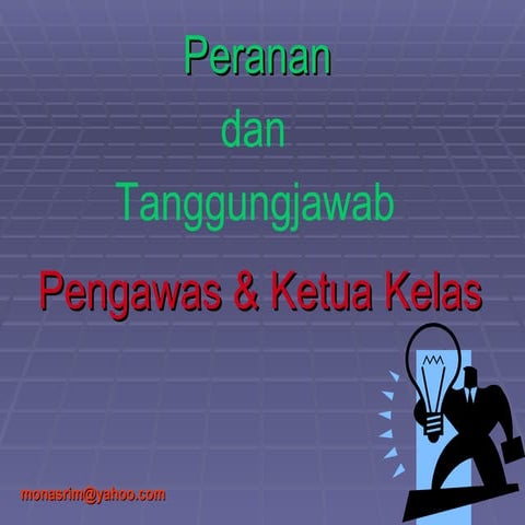 Ceramah Kepimpinan Peranan Pengawas Sekolah