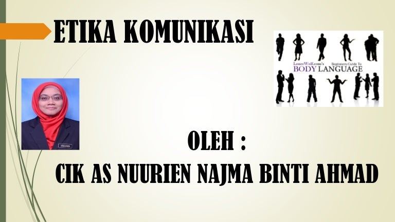 Ceramah Komunikasi Bukan Lisan Dan Sopan Santun Bahasa Badan
