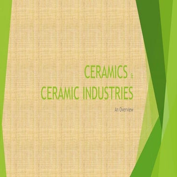 Ceramic industries