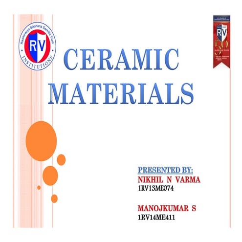   Ceramic materaials