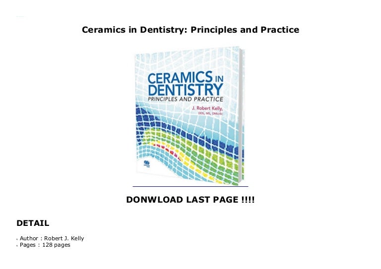 Ceramics in Dentistry Principles and Practice