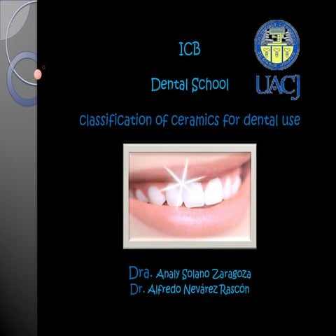 Ceramics for dental use