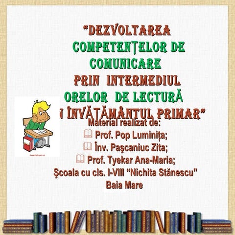 Cerc pedagogic comunicare_lectura