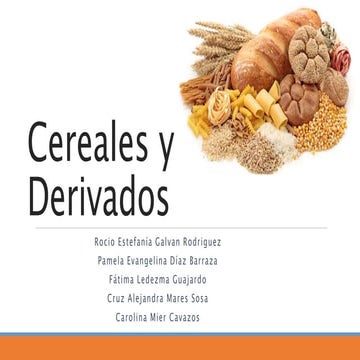 Cereales y-derivados