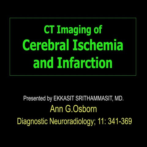 Cerebral Ischemia