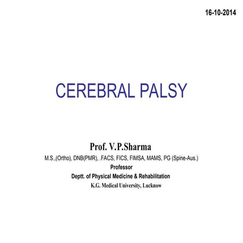 presentation on Cerebral Palsy in children.ppt