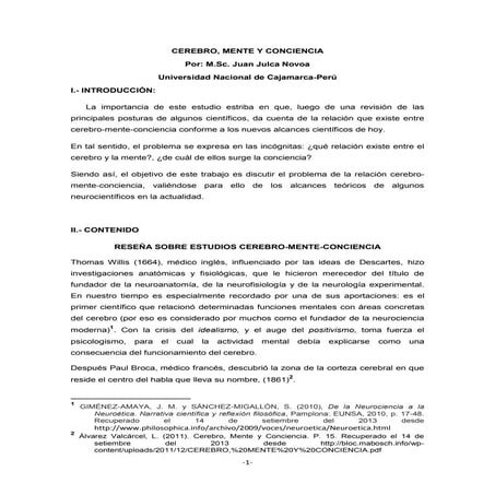 Cerebro mente-conciencia