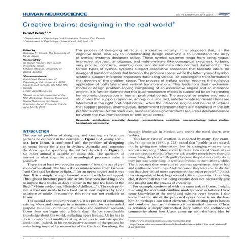 Cerebro creativo goel, 2014