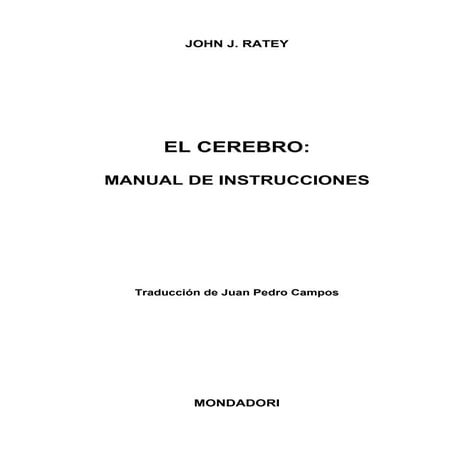 Cerebro manual de instrucciones