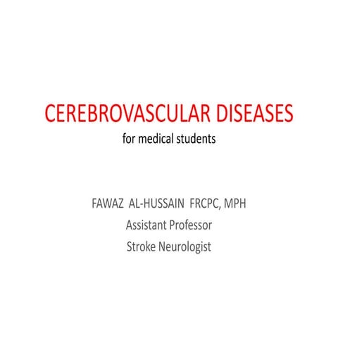 Cerebrovascular diseases 2.pptx