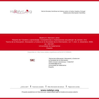 Cerebro y aprendizaje Reseña- Beatr...