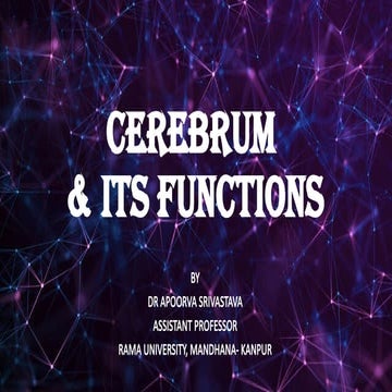 CEREBRUM & ITS FUNCTIONS- Neuroanatomy & Neurophysiology.pptx