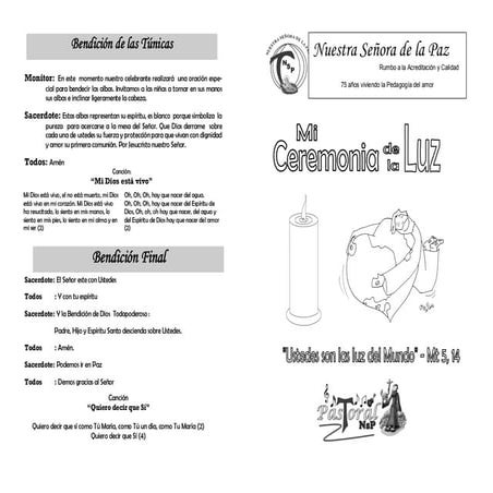Ceremonia de la luz ensayo | PDF