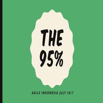 Ceremonies are the 5% of Agile, so that is the 95%?