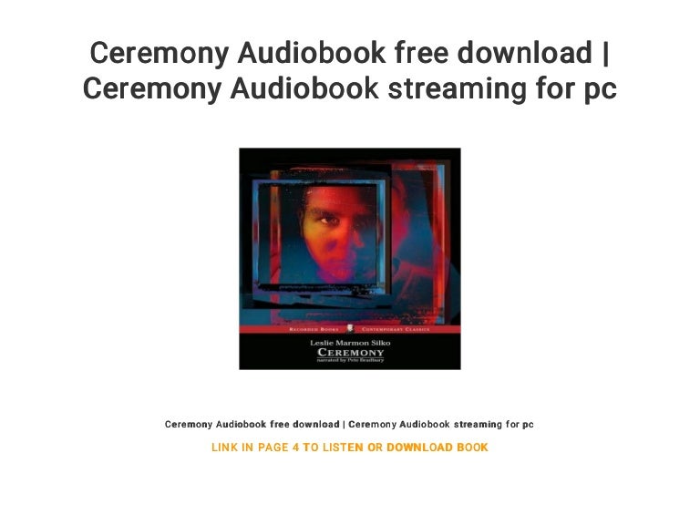 Ceremony Audiobook Free Download Ceremony Audiobook Streaming For Pc