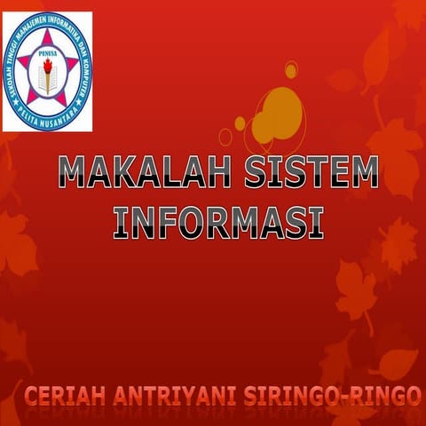 sistem informasi 