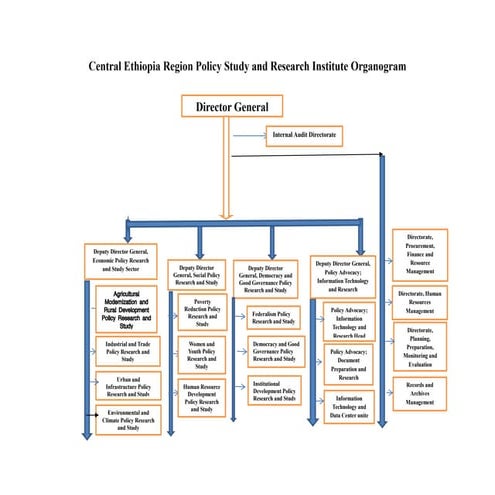 Organizational Structure of Central Ethiopia Region Policy Study and ...