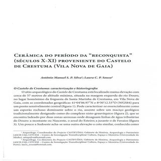 Cerâmica do período da reconquista ...