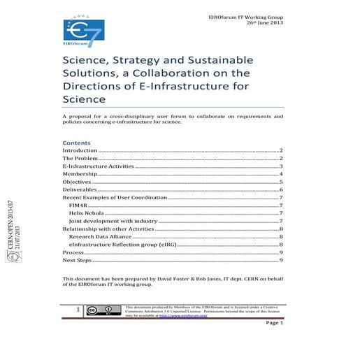 Science, Strategy and Sustainable Solutions, a Collaboration on the Direction...