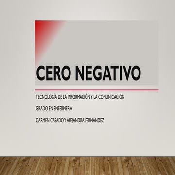 Cero negativo