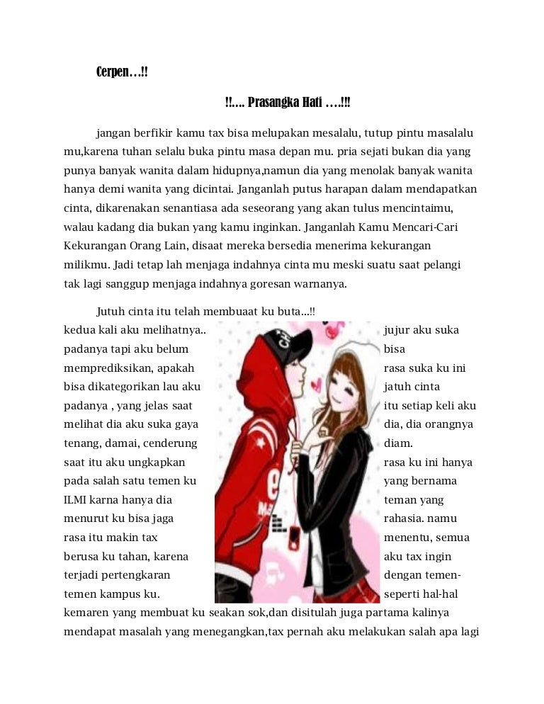 Cerpen &quot;Prasangka Hati&quot; (Ambar Surniawati)