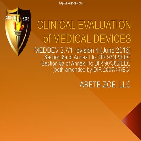 Clinical Evaluation of Medical Devices 