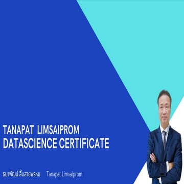 Tanapat Data Science Certificate 