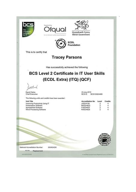 Level 2 NVQ in Business and Administration Certificate | PDF