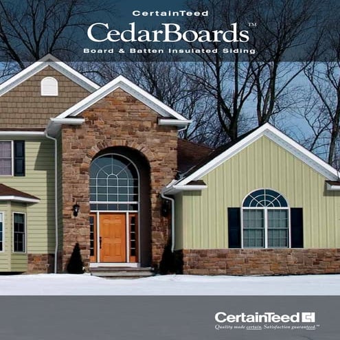 Certain teed vertical siding brochure