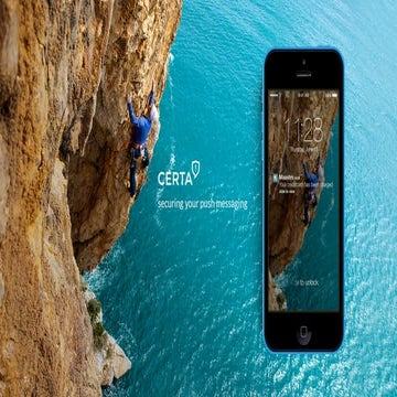 CERTA Push Messaging - Product Launch 