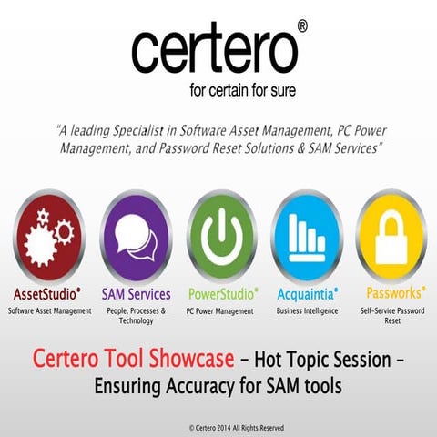 Flexera Software Tools Day 2015 | PDF