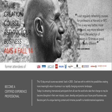 Certficationprogram najaar 2014