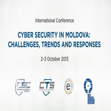 CERT-GOV-MD: Cyber Security in Moldova: Challenges and Responses