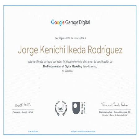 Certificado