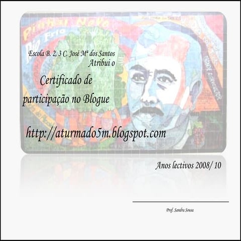 Certificado blogue
