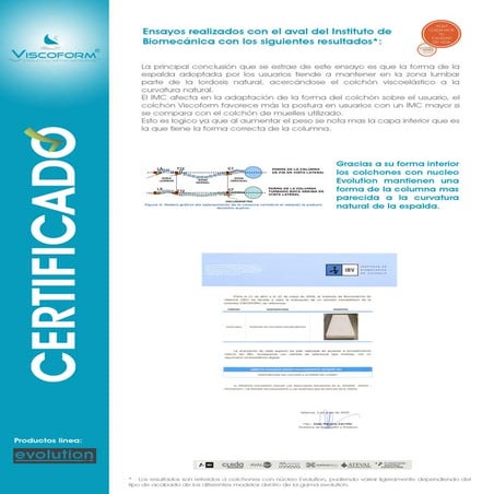 Certificado curvatura natural