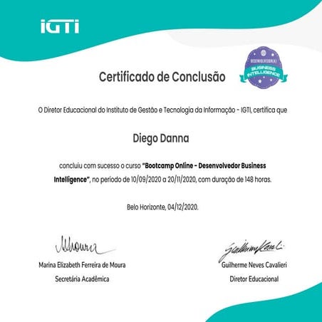 Bootcamp Desenvolvedor Business Intelligence