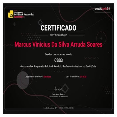 Certificado CSS | PDF