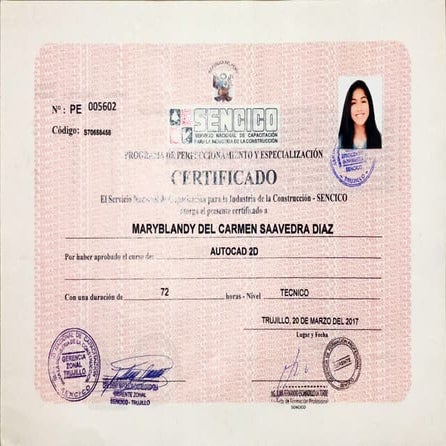 Certificados sencico